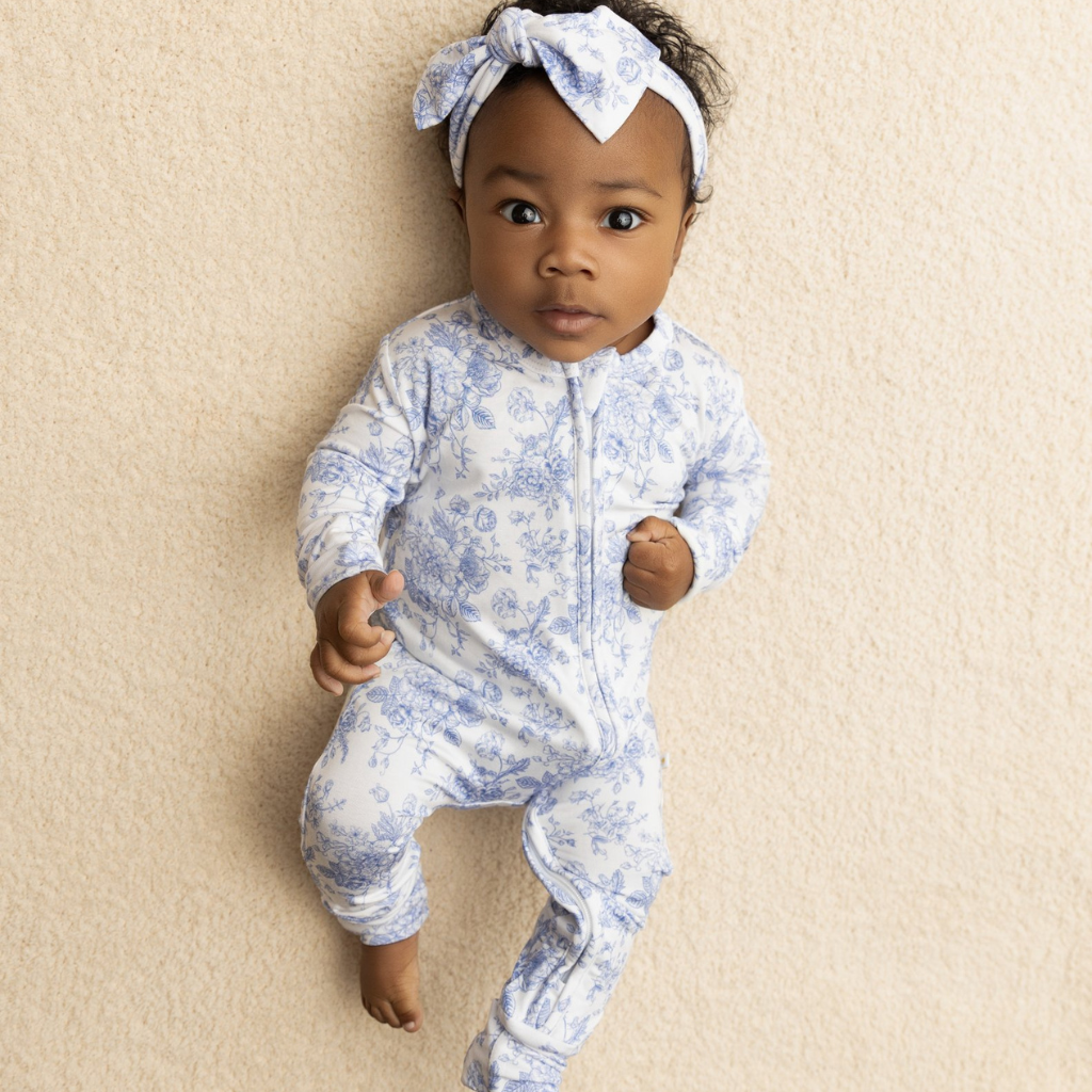 Estelle | Toile Convertible Zipper Romper