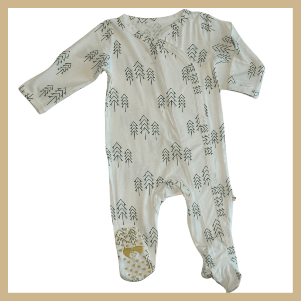 CloudVelcro™ Footie Romper | Pine