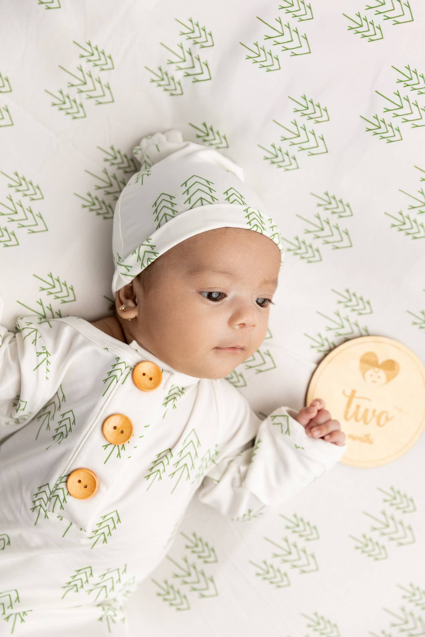 CloudVelcro™ Knotted Gown | Pine
