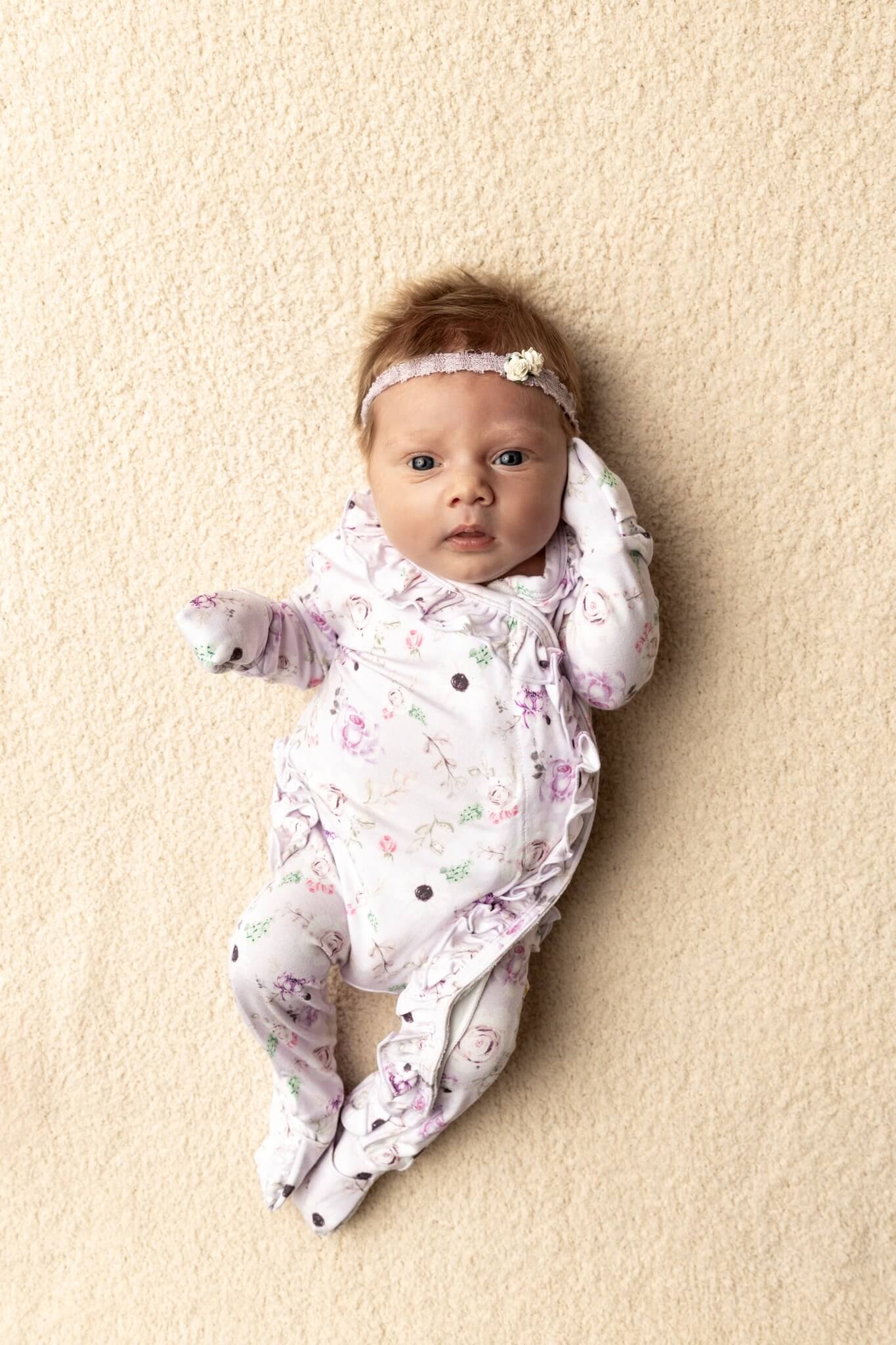 Violette | CloudVelcro™ Ruffle Romper