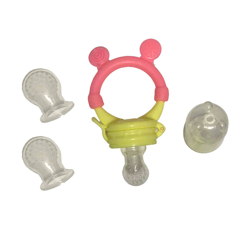 Pacifier Fruit and Veggie Feeder with 3 Sized Nipples